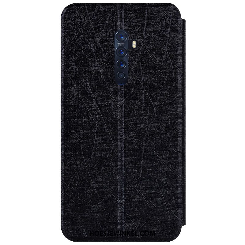 Oppo Reno 2 Hoesje Folio Kleur Anti-fall, Oppo Reno 2 Hoesje Patroon Hoes