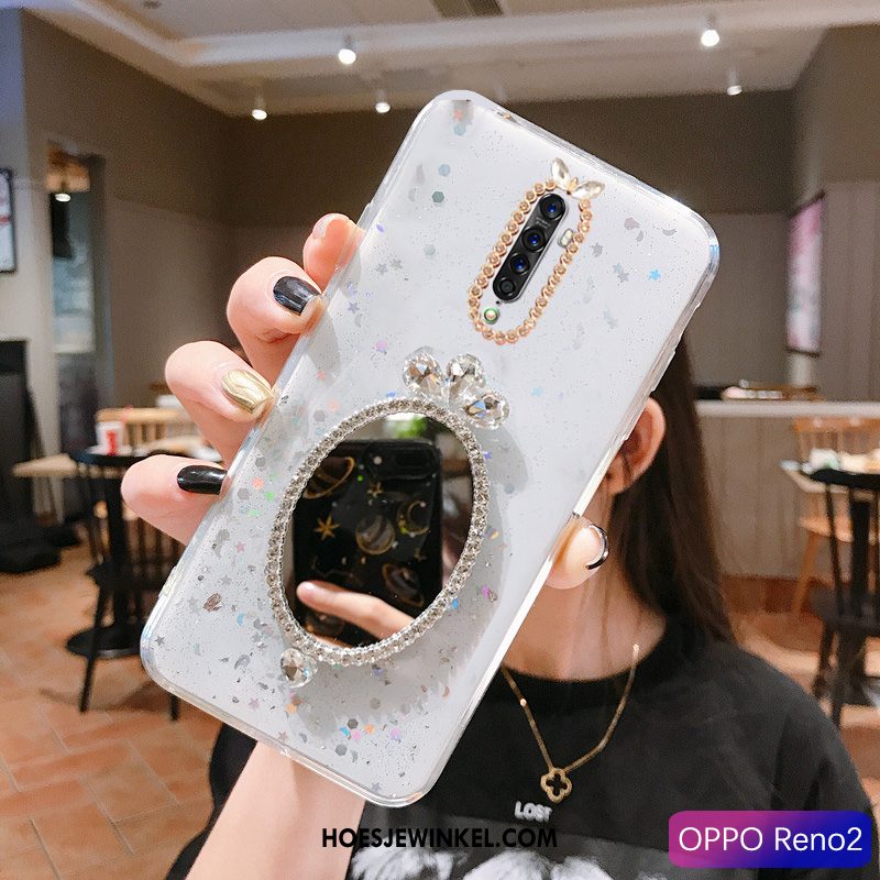 Oppo Reno 2 Hoesje Tempereren Persoonlijk Skärmskydd, Oppo Reno 2 Hoesje Bescherming Hoes