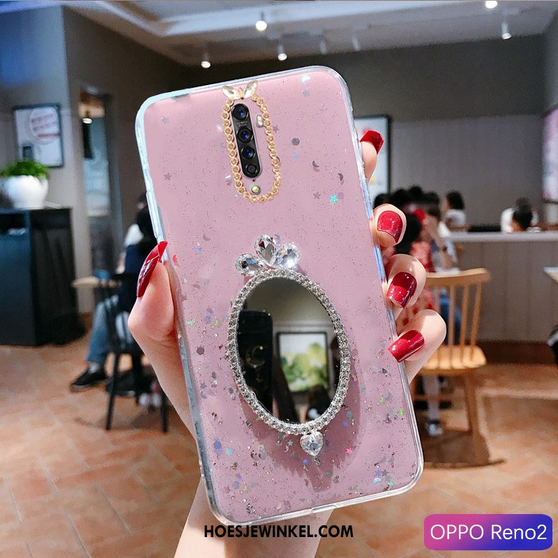 Oppo Reno 2 Hoesje Tempereren Persoonlijk Skärmskydd, Oppo Reno 2 Hoesje Bescherming Hoes