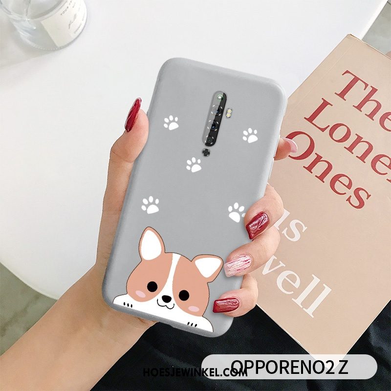 Oppo Reno 2 Z Hoesje Lovers Hoes Mooie, Oppo Reno 2 Z Hoesje Liefde Anti-fall