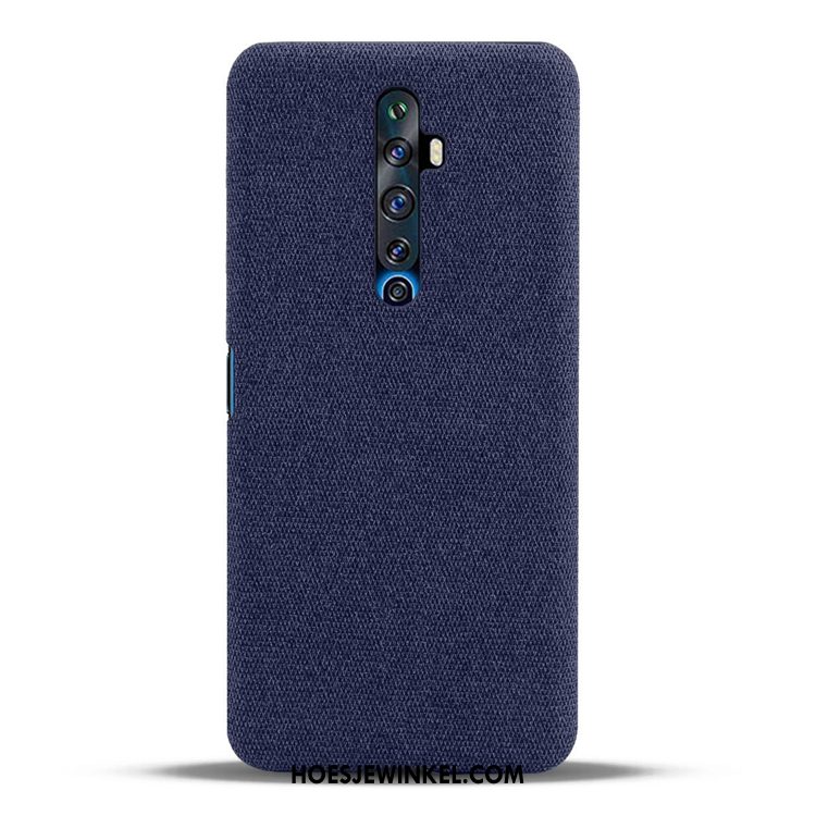 Oppo Reno 2 Z Hoesje Persoonlijk Anti-fall Zwart, Oppo Reno 2 Z Hoesje Canvas Patroon