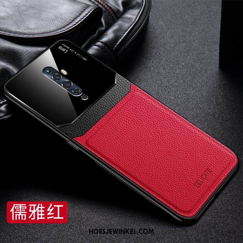 Oppo Reno 2 Z Hoesje Scheppend Anti-fall Lovers, Oppo Reno 2 Z Hoesje Rood Siliconen