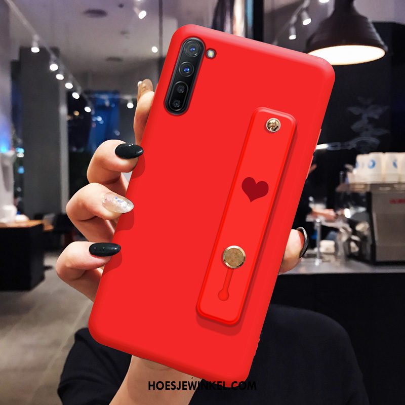 Oppo Reno 3 Hoesje Mobiele Telefoon Siliconen Net Red, Oppo Reno 3 Hoesje Groen Anti-fall