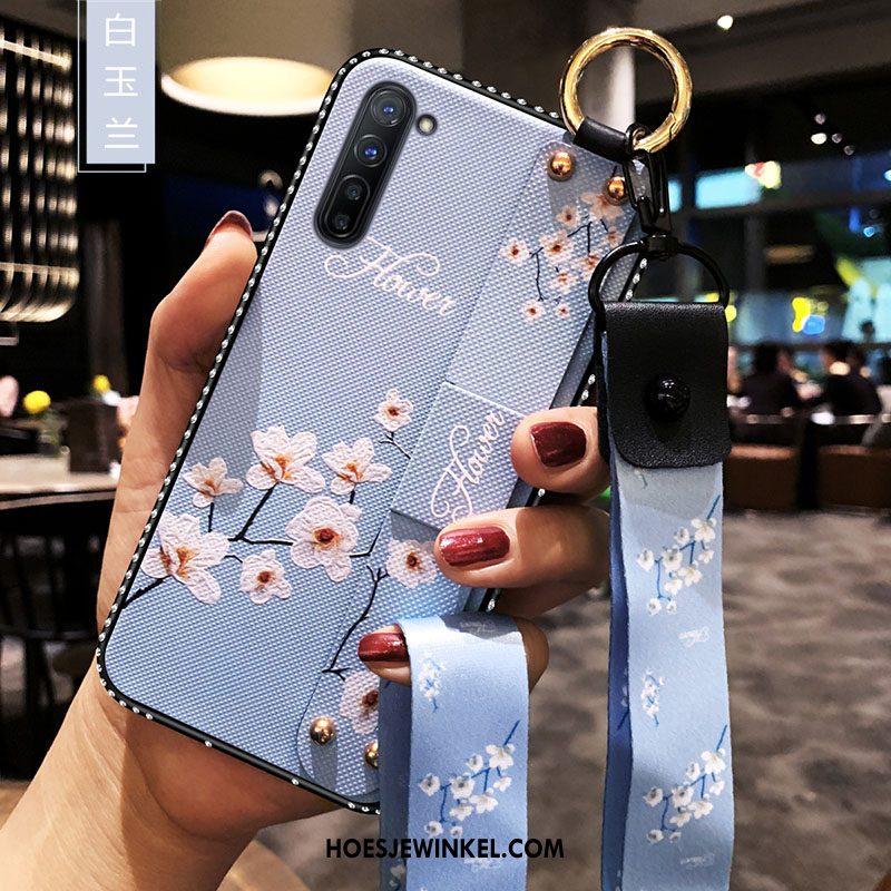 Oppo Reno 3 Hoesje Net Red Bescherming Siliconen, Oppo Reno 3 Hoesje Hanger Hoes