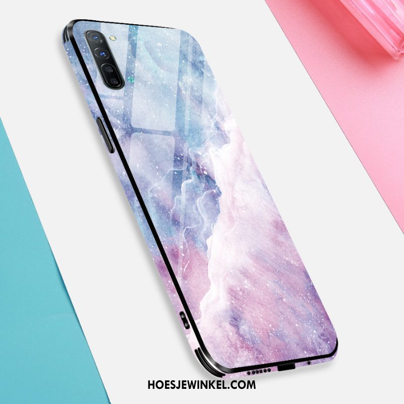 Oppo Reno 3 Hoesje Scheppend Hoes High End, Oppo Reno 3 Hoesje Trendy Merk Mode