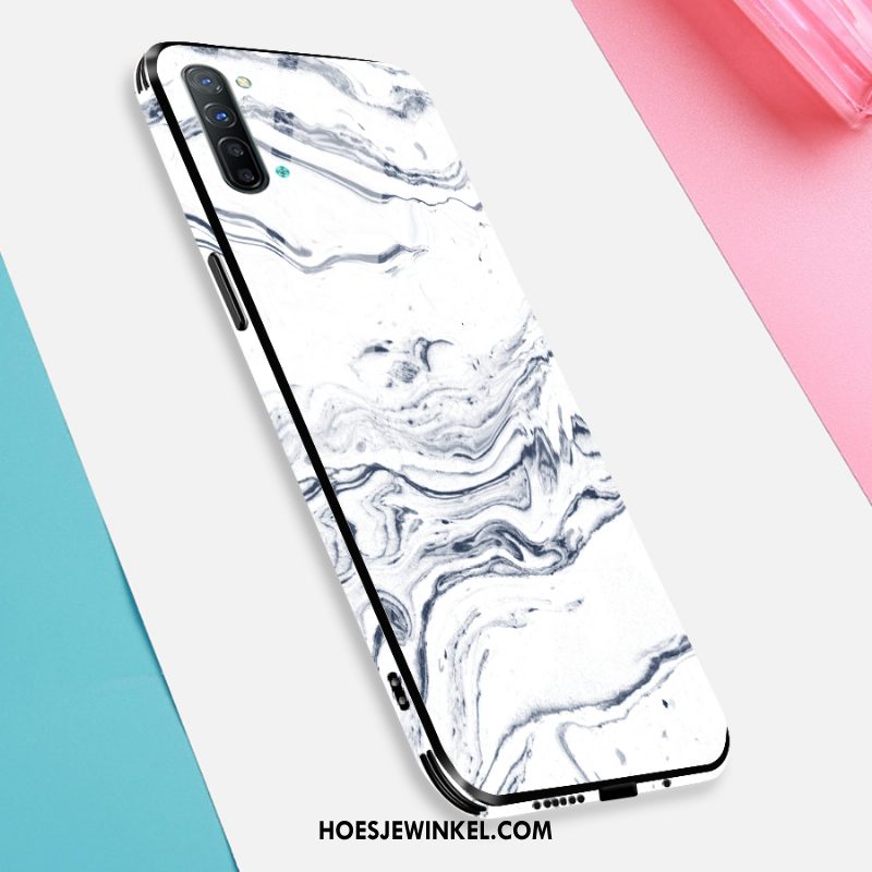 Oppo Reno 3 Hoesje Scheppend Hoes High End, Oppo Reno 3 Hoesje Trendy Merk Mode