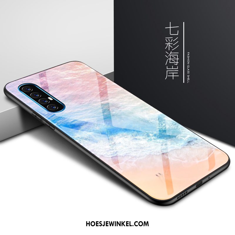 Oppo Reno 3 Pro Hoesje All Inclusive Mobiele Telefoon Scheppend, Oppo Reno 3 Pro Hoesje Bescherming Rood