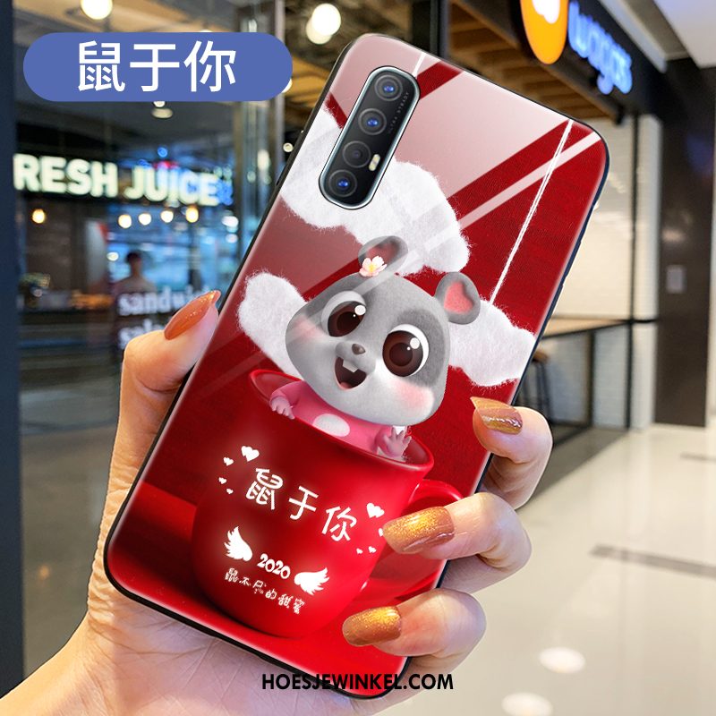 Oppo Reno 3 Pro Hoesje All Inclusive Scheppend Anti-fall, Oppo Reno 3 Pro Hoesje Mooie Lovers