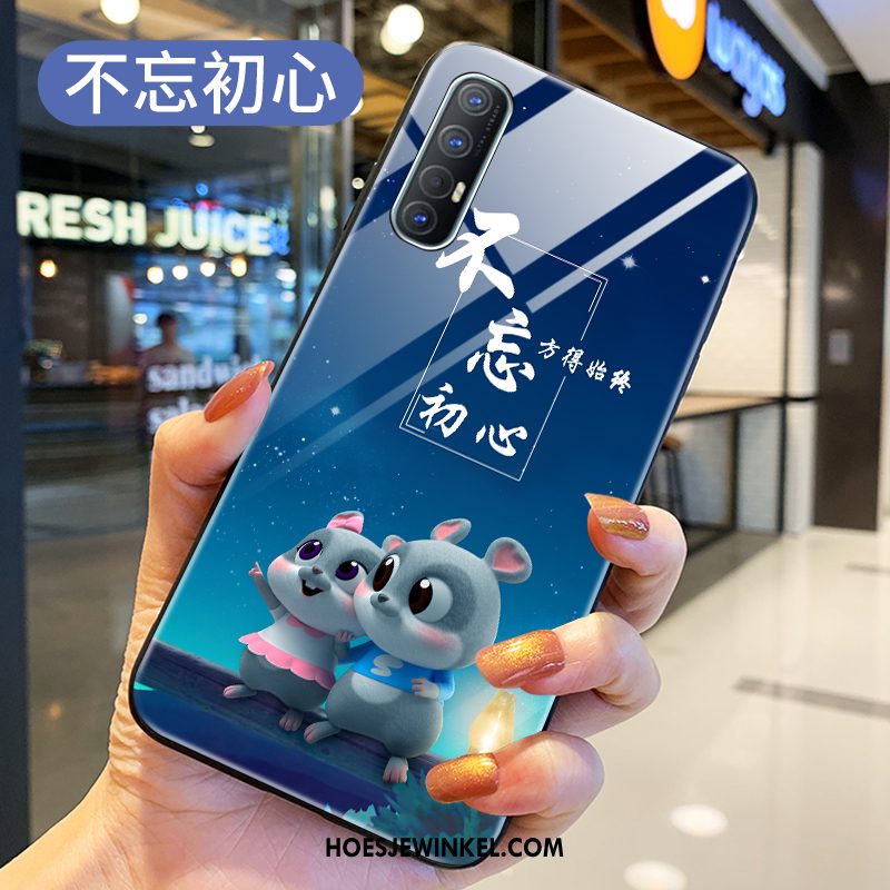 Oppo Reno 3 Pro Hoesje All Inclusive Scheppend Anti-fall, Oppo Reno 3 Pro Hoesje Mooie Lovers