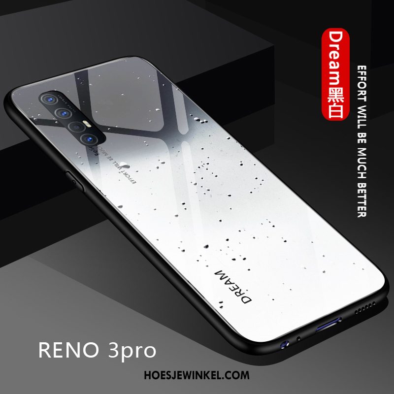 Oppo Reno 3 Pro Hoesje Bescherming Verloop Anti-fall, Oppo Reno 3 Pro Hoesje Pas Effen Kleur