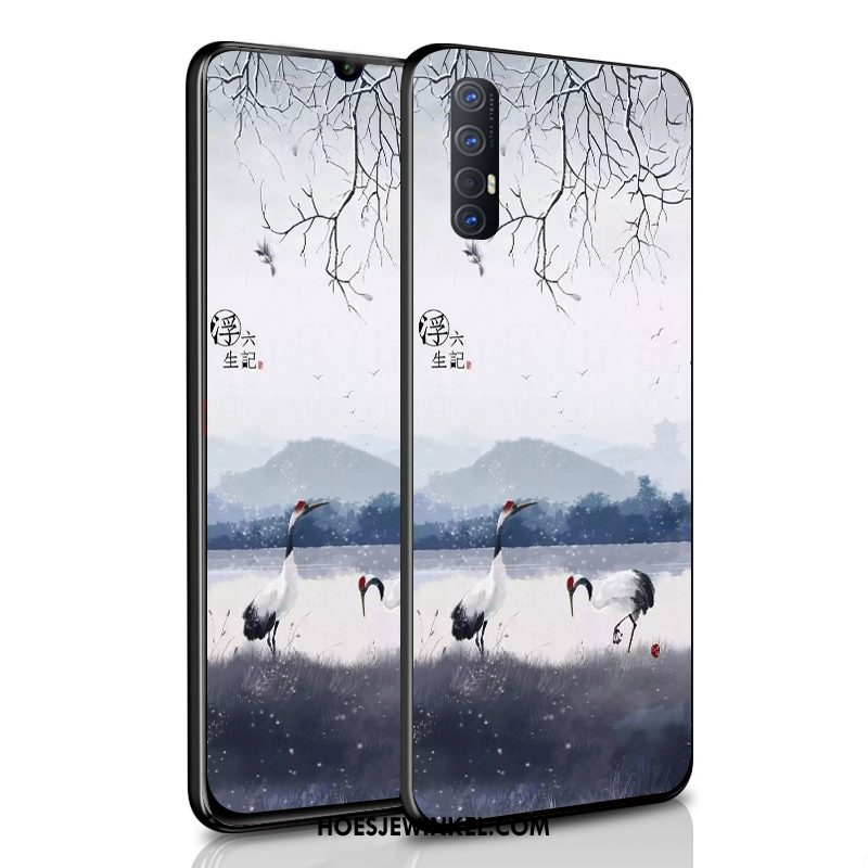 Oppo Reno 3 Pro Hoesje Lovers Bescherming Scheppend, Oppo Reno 3 Pro Hoesje Dun Wit