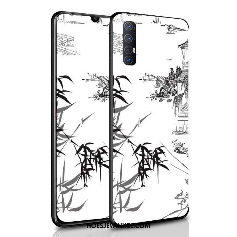 Oppo Reno 3 Pro Hoesje Lovers Bescherming Scheppend, Oppo Reno 3 Pro Hoesje Dun Wit