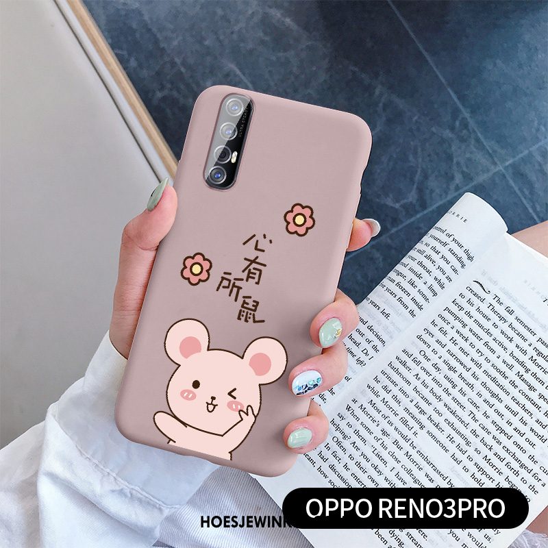 Oppo Reno 3 Pro Hoesje Mobiele Telefoon Bescherming Mooie, Oppo Reno 3 Pro Hoesje Siliconen Spotprent