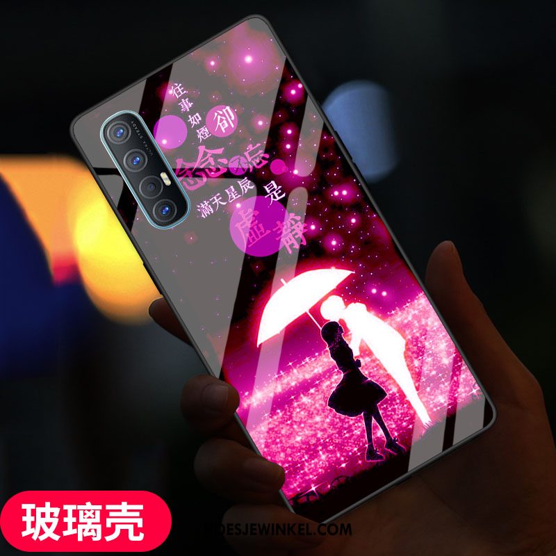 Oppo Reno 3 Pro Hoesje Mobiele Telefoon Glas Zacht, Oppo Reno 3 Pro Hoesje Hoes All Inclusive