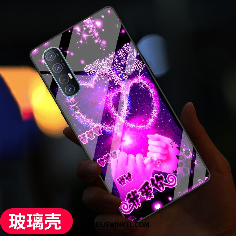 Oppo Reno 3 Pro Hoesje Mobiele Telefoon Glas Zacht, Oppo Reno 3 Pro Hoesje Hoes All Inclusive