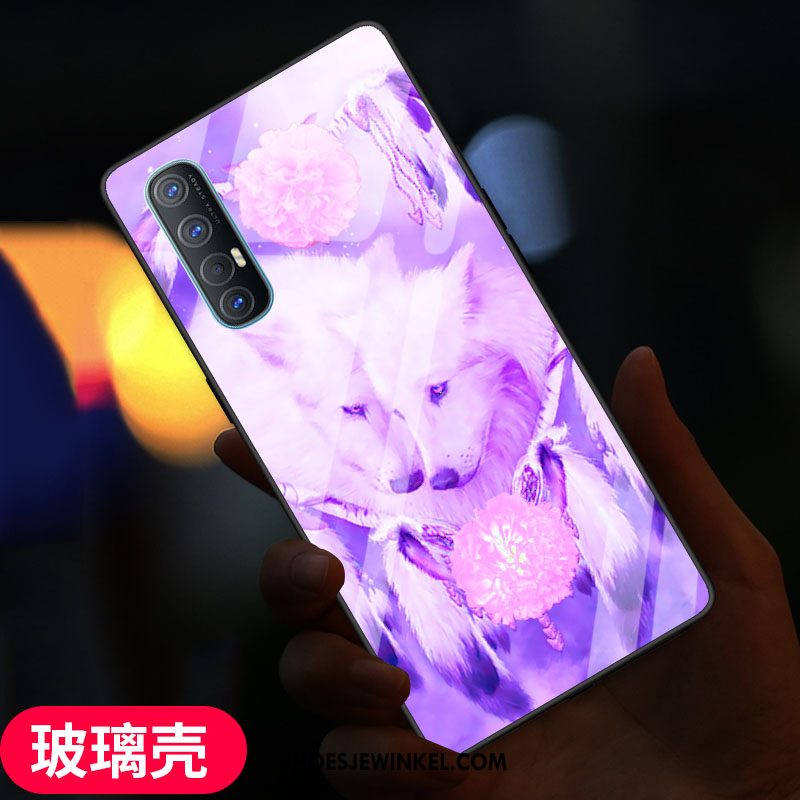 Oppo Reno 3 Pro Hoesje Mobiele Telefoon Glas Zacht, Oppo Reno 3 Pro Hoesje Hoes All Inclusive