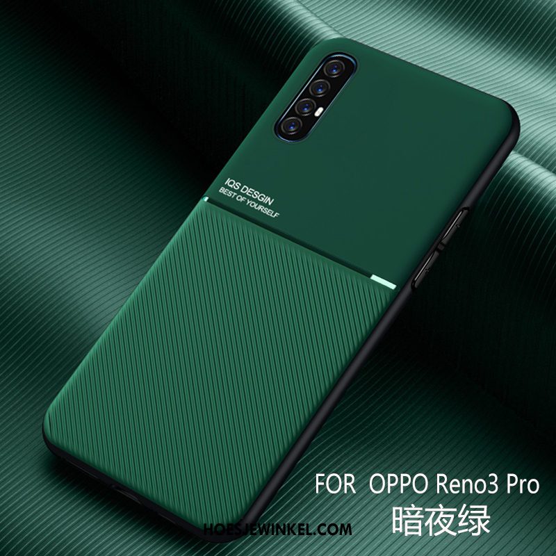 Oppo Reno 3 Pro Hoesje Patroon Eenvoudige Bescherming, Oppo Reno 3 Pro Hoesje Schrobben Trend