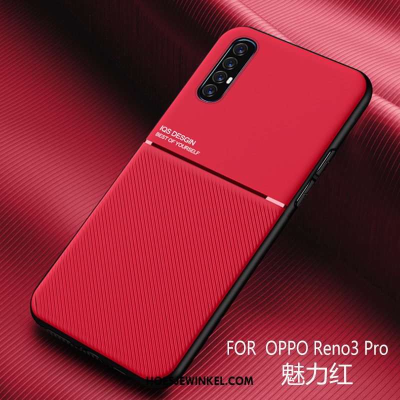 Oppo Reno 3 Pro Hoesje Patroon Eenvoudige Bescherming, Oppo Reno 3 Pro Hoesje Schrobben Trend