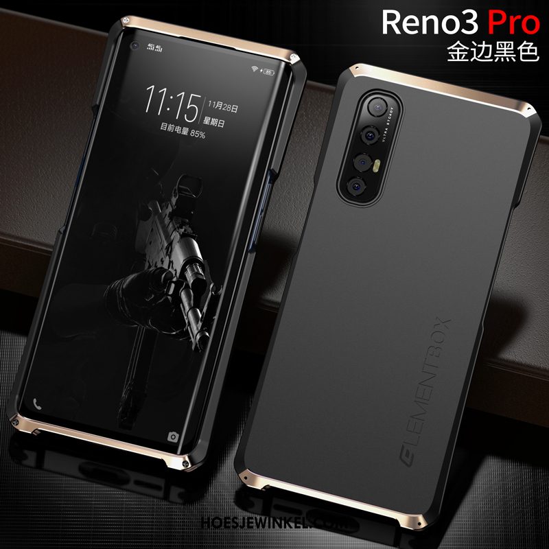 Oppo Reno 3 Pro Hoesje Scheppend Hoes Siliconen, Oppo Reno 3 Pro Hoesje All Inclusive Mobiele Telefoon