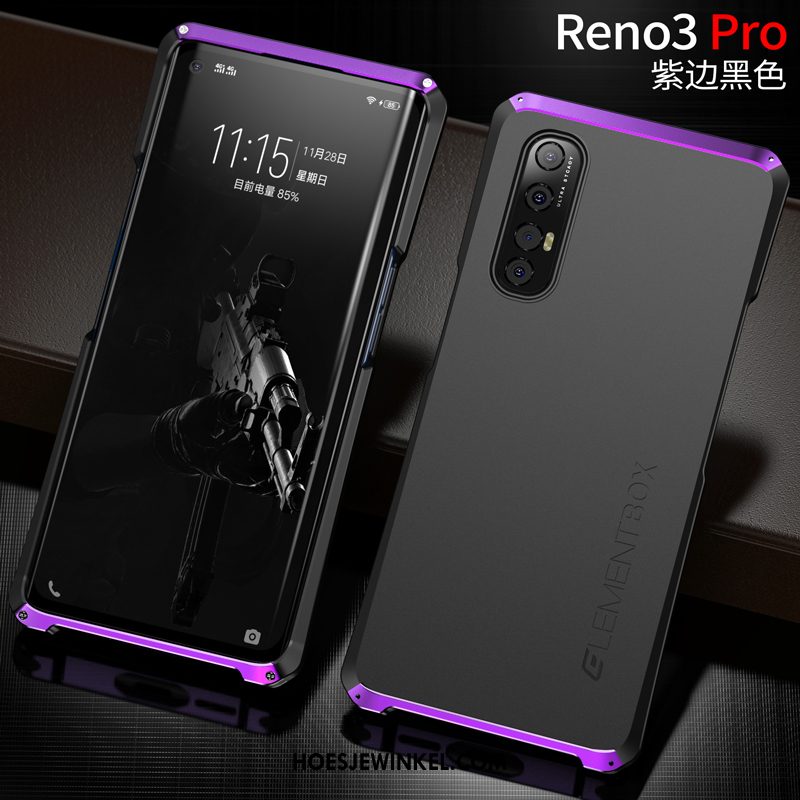 Oppo Reno 3 Pro Hoesje Scheppend Hoes Siliconen, Oppo Reno 3 Pro Hoesje All Inclusive Mobiele Telefoon