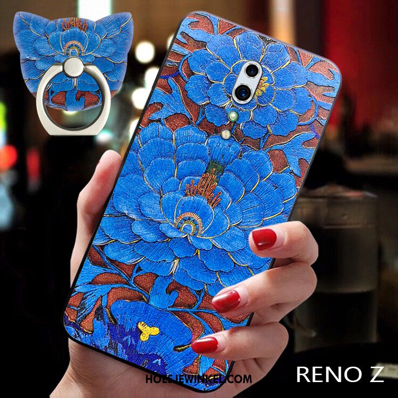 Oppo Reno Z Hoesje Chinese Stijl Anti-fall Scheppend, Oppo Reno Z Hoesje Dun Siliconen