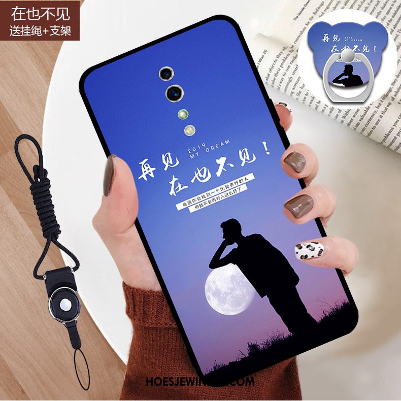 Oppo Reno Z Hoesje Hanger Mini Klittenband, Oppo Reno Z Hoesje Mobiele Telefoon Zacht