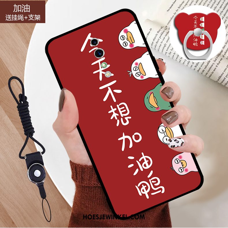 Oppo Reno Z Hoesje Hanger Mini Klittenband, Oppo Reno Z Hoesje Mobiele Telefoon Zacht