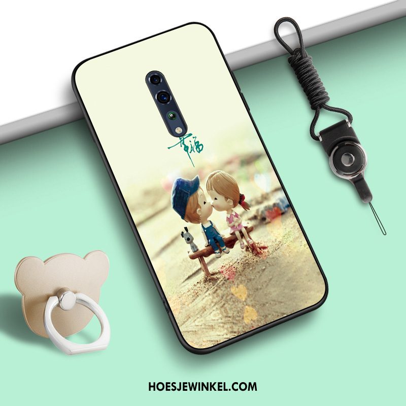 Oppo Reno Z Hoesje Hoes Siliconen Hanger, Oppo Reno Z Hoesje Ring Mobiele Telefoon