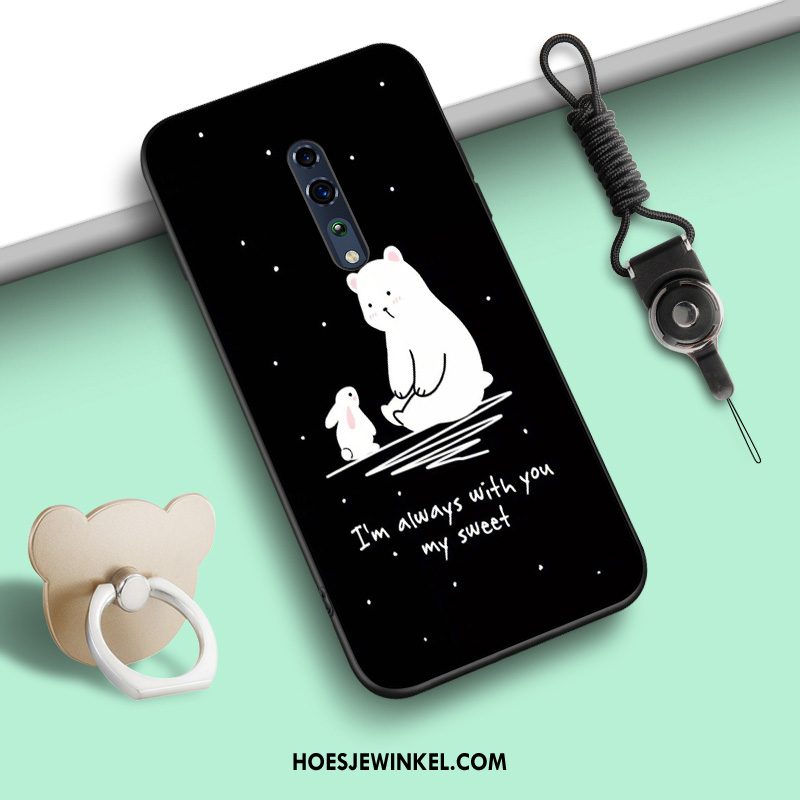 Oppo Reno Z Hoesje Hoes Siliconen Hanger, Oppo Reno Z Hoesje Ring Mobiele Telefoon