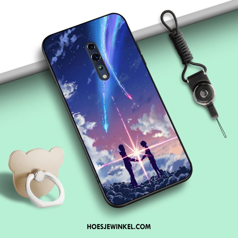 Oppo Reno Z Hoesje Hoes Siliconen Hanger, Oppo Reno Z Hoesje Ring Mobiele Telefoon