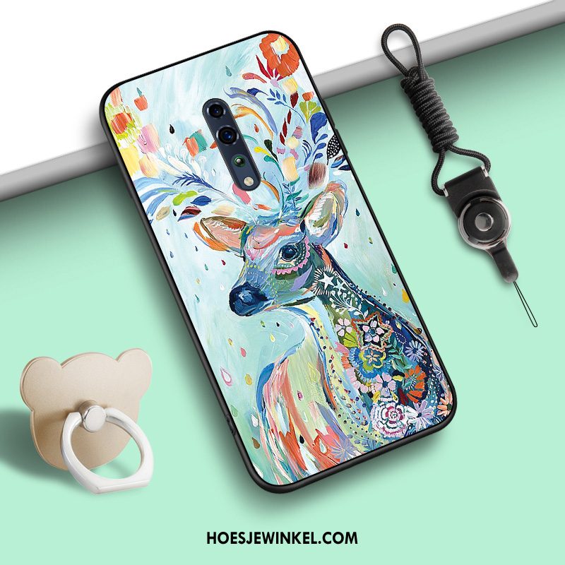 Oppo Reno Z Hoesje Hoes Siliconen Hanger, Oppo Reno Z Hoesje Ring Mobiele Telefoon