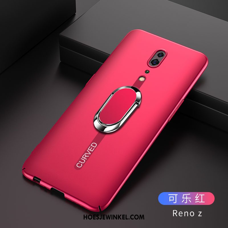 Oppo Reno Z Hoesje Rood All Inclusive Hard, Oppo Reno Z Hoesje Anti-fall Schrobben