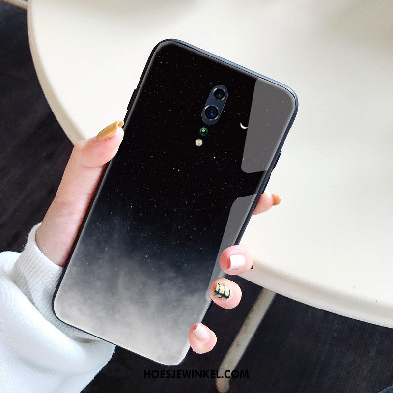 Oppo Reno Z Hoesje Trendy Merk Eenvoudige Sterrenhemel, Oppo Reno Z Hoesje Hoes Licht