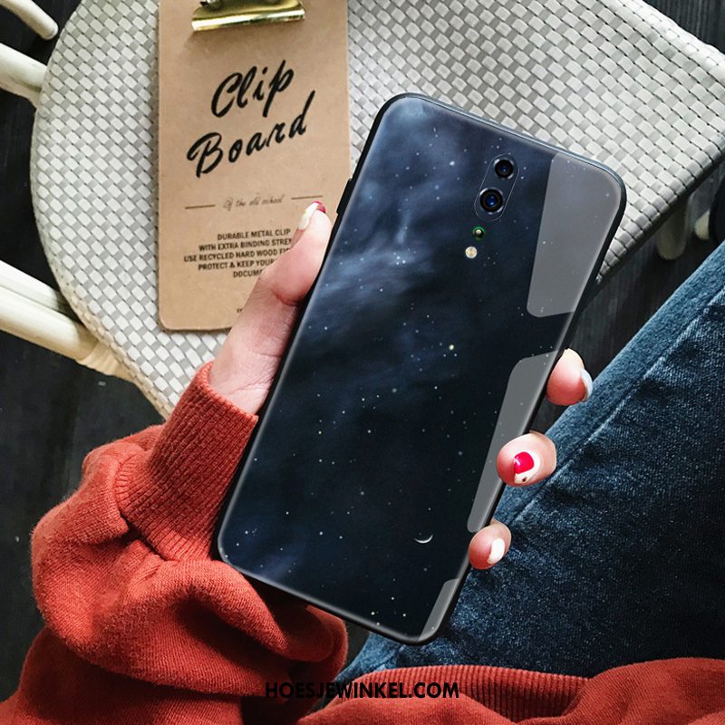 Oppo Reno Z Hoesje Trendy Merk Eenvoudige Sterrenhemel, Oppo Reno Z Hoesje Hoes Licht