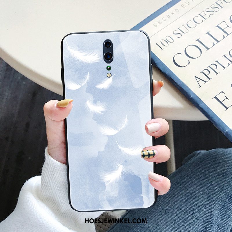 Oppo Reno Z Hoesje Trendy Merk Eenvoudige Sterrenhemel, Oppo Reno Z Hoesje Hoes Licht