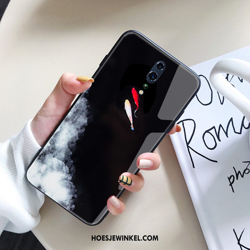 Oppo Reno Z Hoesje Trendy Merk Eenvoudige Sterrenhemel, Oppo Reno Z Hoesje Hoes Licht