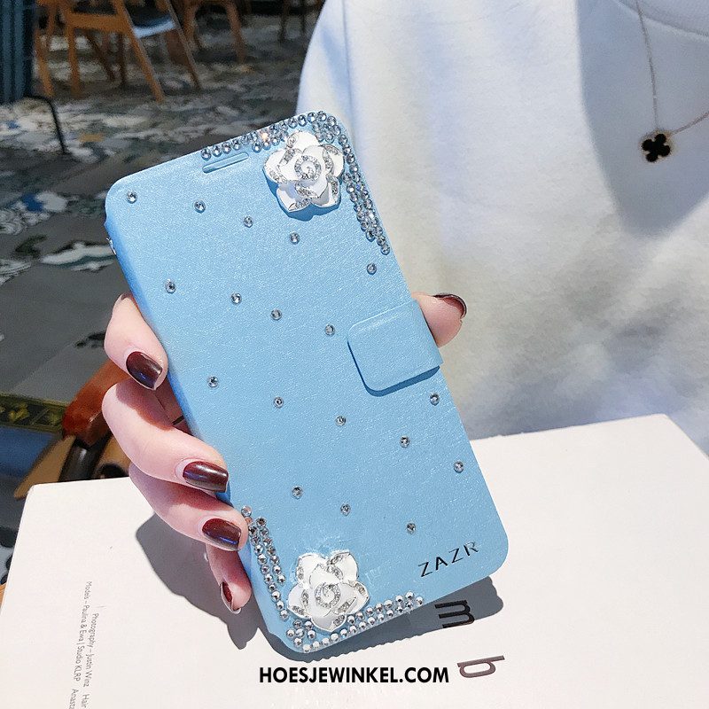 Oppo Rx17 Pro Hoesje All Inclusive Strass Persoonlijk, Oppo Rx17 Pro Hoesje Mooie Blauw