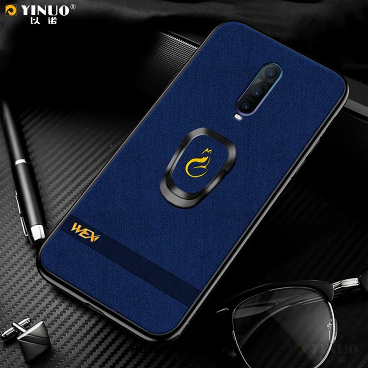 Oppo Rx17 Pro Hoesje Bescherming Patroon Auto, Oppo Rx17 Pro Hoesje Doek Hoes Braun