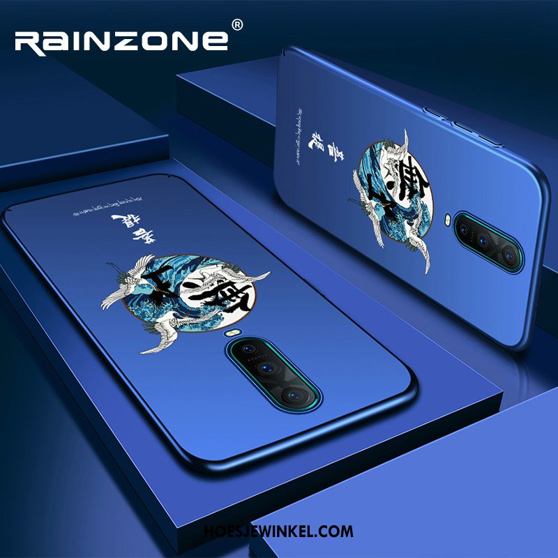 Oppo Rx17 Pro Hoesje Net Red Anti-fall Trendy Merk, Oppo Rx17 Pro Hoesje Mobiele Telefoon Blauw