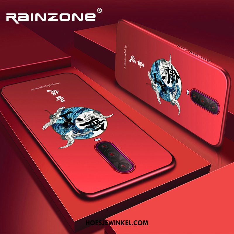 Oppo Rx17 Pro Hoesje Net Red Anti-fall Trendy Merk, Oppo Rx17 Pro Hoesje Mobiele Telefoon Blauw
