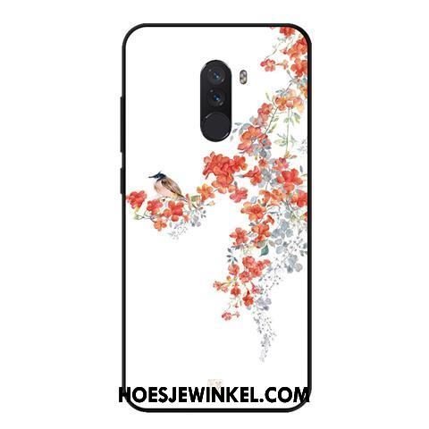 Pocophone F1 Hoesje Bescherming Hoes Geschilderd, Pocophone F1 Hoesje Zwart Wind Beige