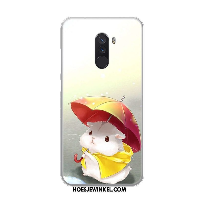 Pocophone F1 Hoesje Bescherming Mini Zacht, Pocophone F1 Hoesje Mobiele Telefoon Hoes Beige