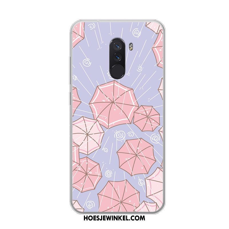 Pocophone F1 Hoesje Bescherming Mini Zacht, Pocophone F1 Hoesje Mobiele Telefoon Hoes Beige