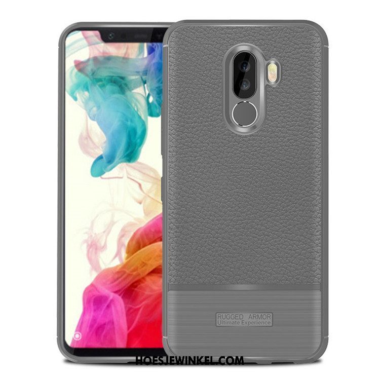 Pocophone F1 Hoesje Hoes Patroon Mini, Pocophone F1 Hoesje Soort Aziatische Vrucht Rood Beige