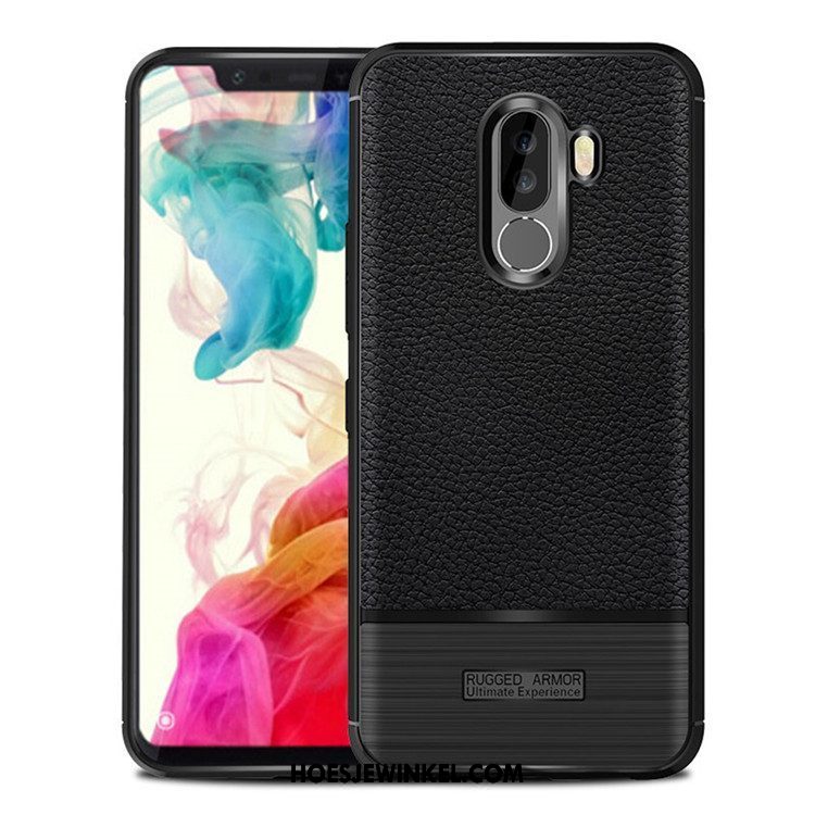 Pocophone F1 Hoesje Hoes Patroon Mini, Pocophone F1 Hoesje Soort Aziatische Vrucht Rood Beige