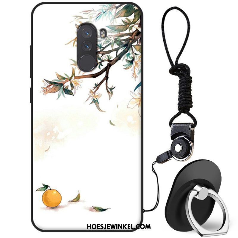 Pocophone F1 Hoesje Mini Hoes Anti-fall, Pocophone F1 Hoesje Eenvoudige Zacht Beige