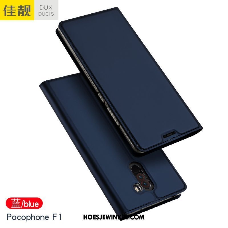 Pocophone F1 Hoesje Mobiele Telefoon Hoes Bedrijf, Pocophone F1 Hoesje Bescherming Nieuw Beige