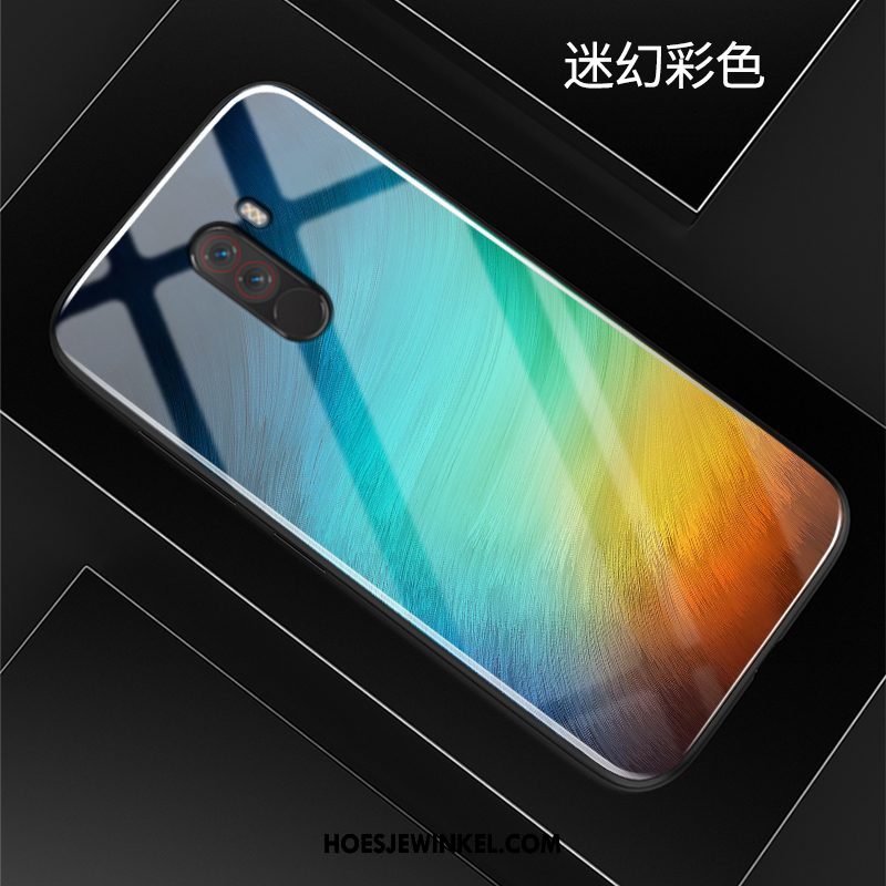 Pocophone F1 Hoesje Mobiele Telefoon Nieuw Mini, Pocophone F1 Hoesje Persoonlijk Bescherming Beige