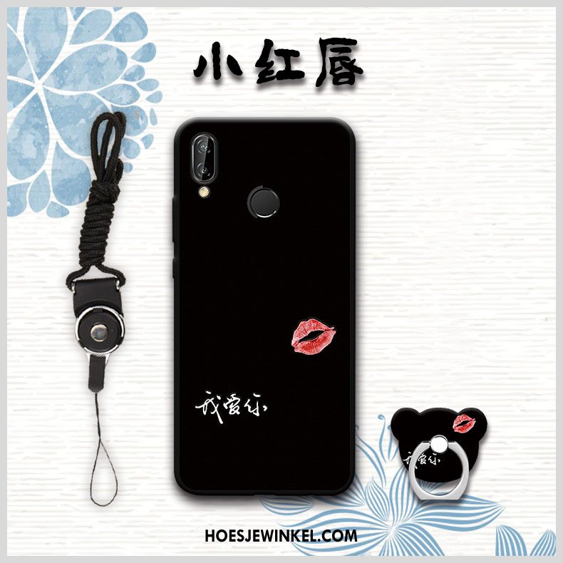 Redmi 7 Hoesje Hanger Mini Zwart, Redmi 7 Hoesje Rood Mobiele Telefoon Beige