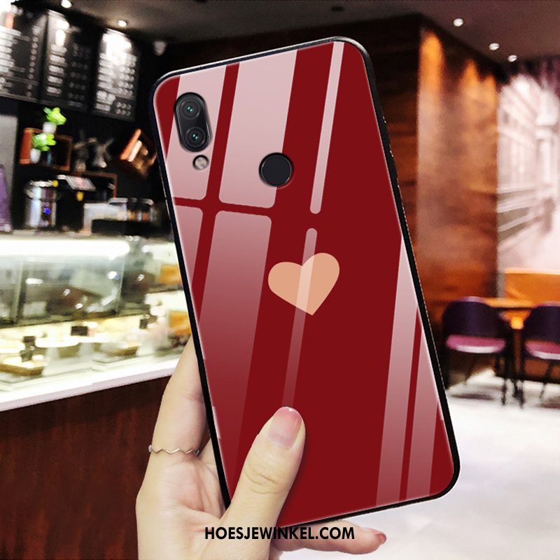 Redmi 7 Hoesje Liefde Anti-fall Eenvoudige, Redmi 7 Hoesje All Inclusive Hoes Beige